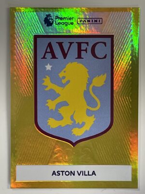 Aston Villa Badge Panini Premier League 2022 Football Sticker