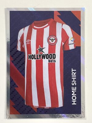 Brentford Home Shirt Panini Premier League 2022 Football Sticker
