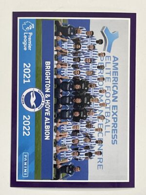 Brighton Team Photo Panini Premier League 2022 Football Sticker