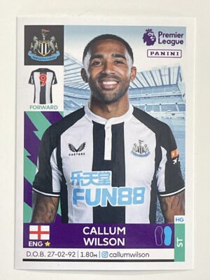 Callum Wilson Newcastle United Panini Premier League 2022 Football Sticker