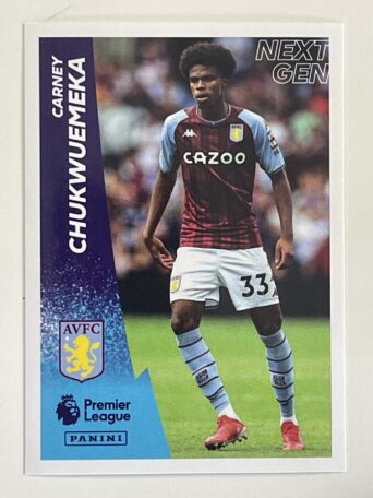 Carney Chukwuemeka Next Gen Aston Villa Panini Premier League 2022 Football Sticker