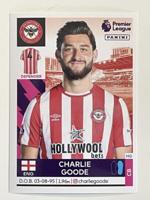Charlie Goode Brentford Panini Premier League 2022 Football Sticker