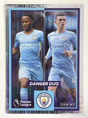 Danger Duo Manchester City Panini Premier League 2022 Football Sticker
