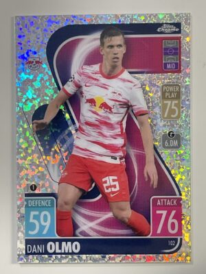 Dani Olmo Speckle Topps Match Attax Chrome 2021 2022