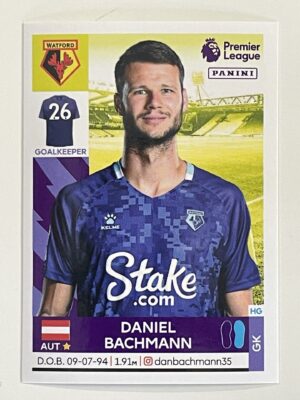 Daniel Bachmann Watford Panini Premier League 2022 Football Sticker