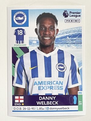 Danny Welbeck Brighton Panini Premier League 2022 Football Sticker