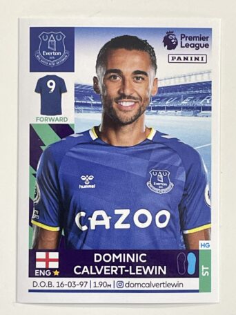 Dominic Calvert-Lewin Everton Panini Premier League 2022 Football Sticker