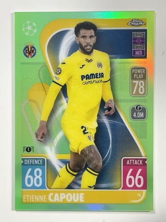 Etienne Capoue Green Parallel Topps Match Attax Chrome 2021 2022