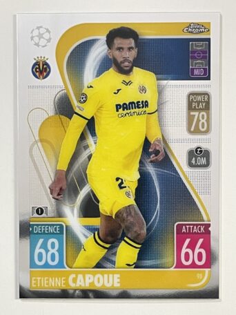 Etienne Capoue Villareal Topps Match Attax Chrome 2021 2022 Football Card