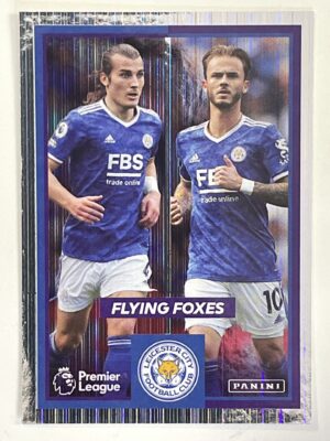 Flying Foxes Leicester City Panini Premier League 2022 Football Sticker
