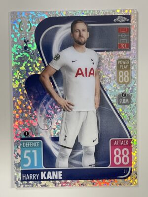Harry Kane Speckle Refractor Topps Match Attax Chrome 2021 2022