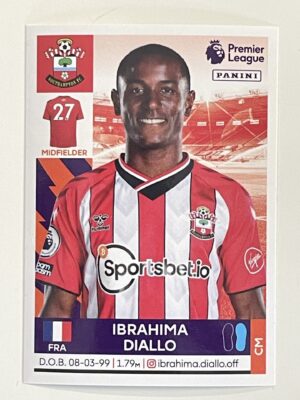 Ibrahima Diallo Southampton Panini Premier League 2022 Football Sticker