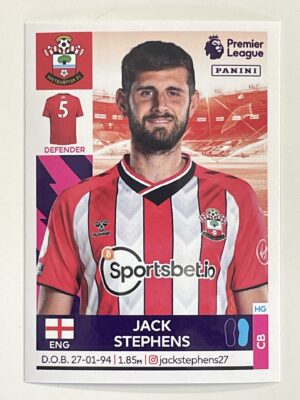 Jack Stephens Southampton Panini Premier League 2022 Football Sticker