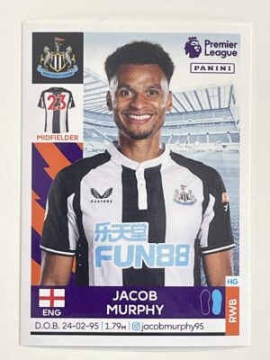 Jacob Murphy Newcastle United Panini Premier League 2022 Football Sticker