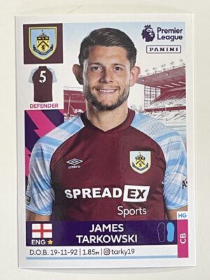 James Tarkowski Burnley Panini Premier League 2022 Football Sticker