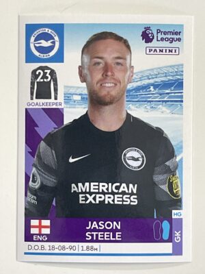 Jason Steele Brighton Panini Premier League 2022 Football Sticker