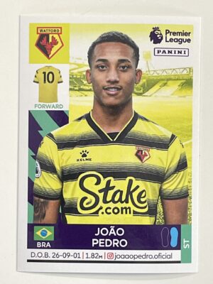 Joao Pedro Watford Panini Premier League 2022 Football Sticker