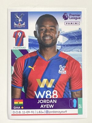 Jordan Ayew Crystal Palace Panini Premier League 2022 Football Sticker