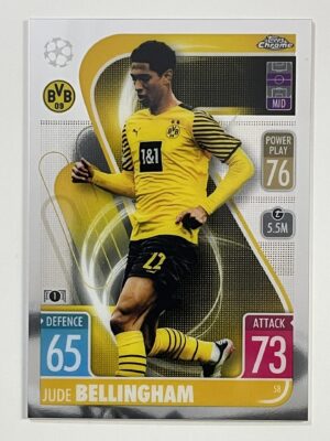 Jude Bellingham Borussia Dortmund Topps Match Attax Chrome 2021 2022 Football Card