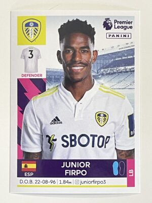 Junior Firpo Leeds United Panini Premier League 2022 Football Sticker