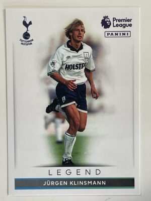 Jurgen Klinsmann Legend Tottenham Hotspur Panini Premier League 2022 Football Sticker