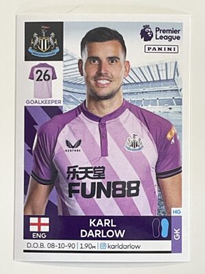 Karl Darlow Newcastle United Panini Premier League 2022 Football Sticker