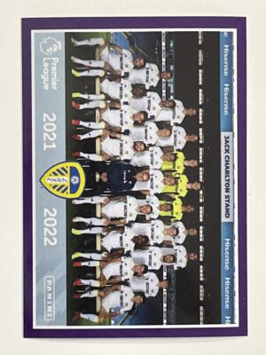 Leeds United Team Photo Panini Premier League 2022 Football Sticker
