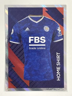 Leicester City Home Shirt Panini Premier League 2022 Football Sticker