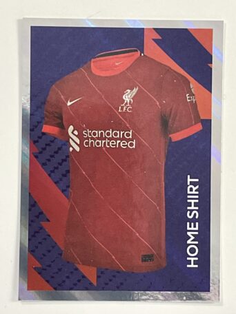 Liverpool Home Shirt Panini Premier League 2022 Football Stickers
