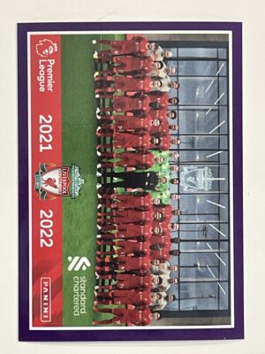 Liverpool Team Photo Panini Premier League 2022 Football Sticker