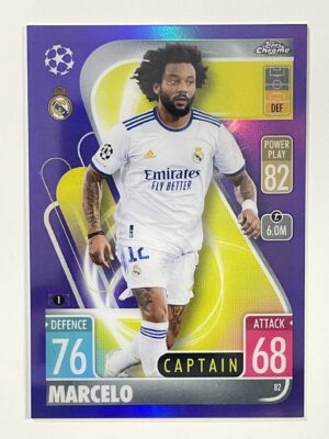 Marcelo Purple Parallel Topps Match Attax Chrome 2021 2022