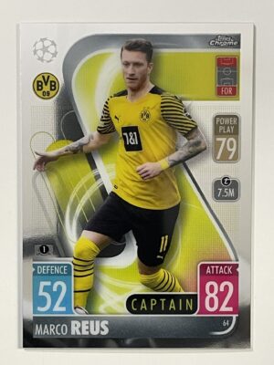 Marco Reus Borussia Dortmund Topps Match Attax Chrome 2021 2022 Football Card