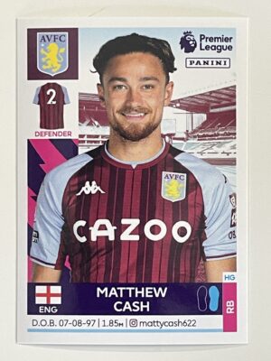 Matthew Cash Aston Villa Panini Premier League 2022 Football Sticker
