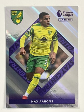Max Aarons Norwich City Stat Central Panini Premier League 2022 Football Stickers