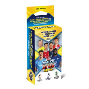 Booster Box Topps Match Attax Extra 2021 2022 UEFA Champions League Football Cards