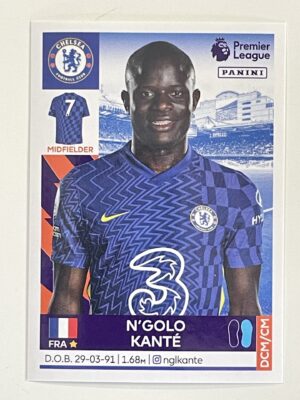 N'Golo Kante Chelsea Panini Premier League 2022 Football Sticker