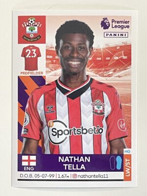 Nathan Tella Southampton Panini Premier League 2022 Football Sticker