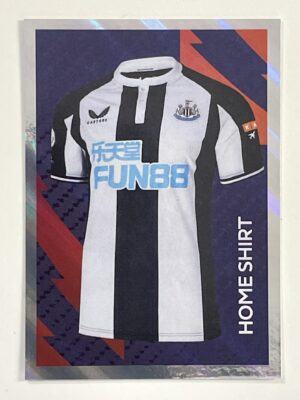 Newcastle Home Shirt Panini Premier League 2022 Football Stickers