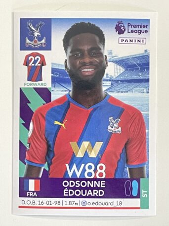 Odsonne Edouard Crystal Palace Panini Premier League 2022 Football Sticker