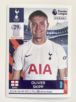 Oliver Skipp Tottenham Hotspur Panini Premier League 2022 Football Sticker