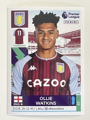 Ollie Watkins Aston Villa Panini Premier League 2022 Football Sticker
