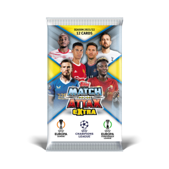 Pack of Topps Match Attax Extra 2021 2022 UEFA Champions League Football Cards