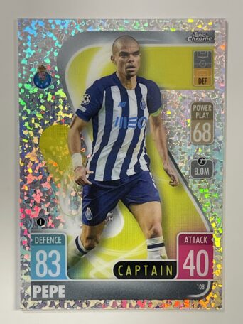 Pepe Speckle Refractor Topps Match Attax Chrome 2021 2022