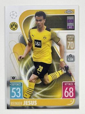 Reinier Jesus Borussia Dortmund Topps Match Attax Chrome 2021 2022 Football Card