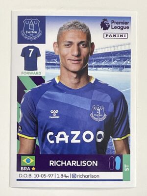 Richarlison Everton Panini Premier League 2022 Football Sticker
