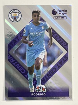 Rodrigo Manchester City Stat Central Panini Premier League 2022 Football Stickers