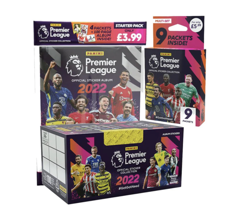 Panini Premier League Sticker Giveaway Bundle Prize