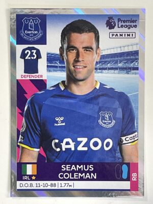 Seamus Coleman Captain Everton Panini Premier League 2022 Football Sticker