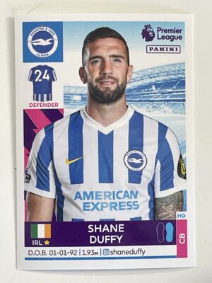 Shane Duffy Brighton Panini Premier League 2022 Football Sticker