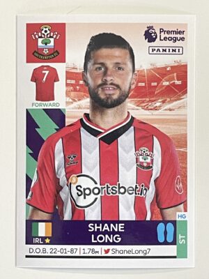 Shane Long Southampton Panini Premier League 2022 Football Sticker